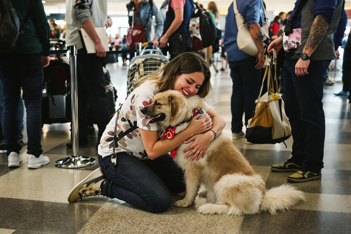 Safe arrival, happy reunion